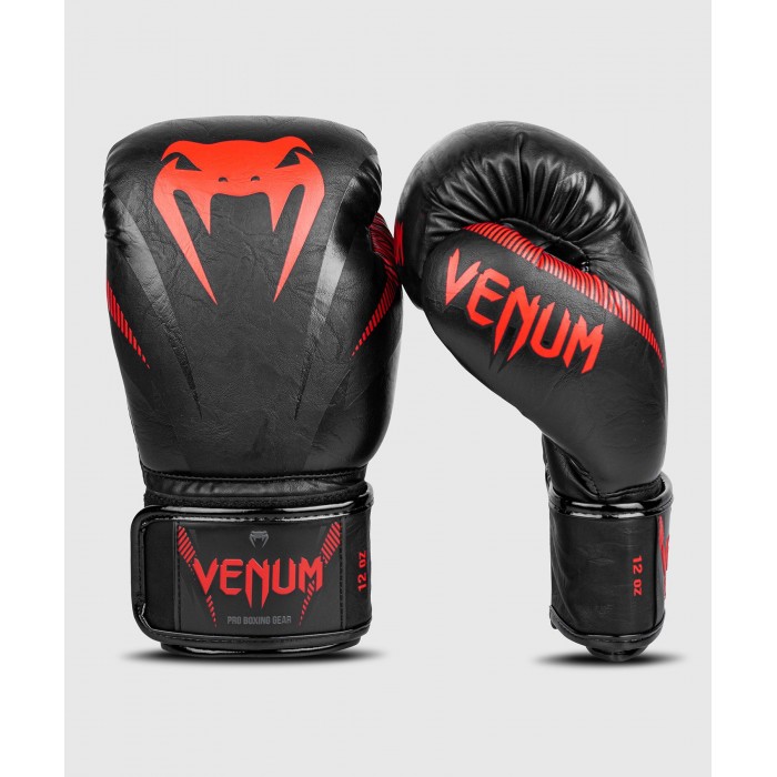 Боксови Ръкавици - Venum Impact Boxing Gloves - Black/Red​